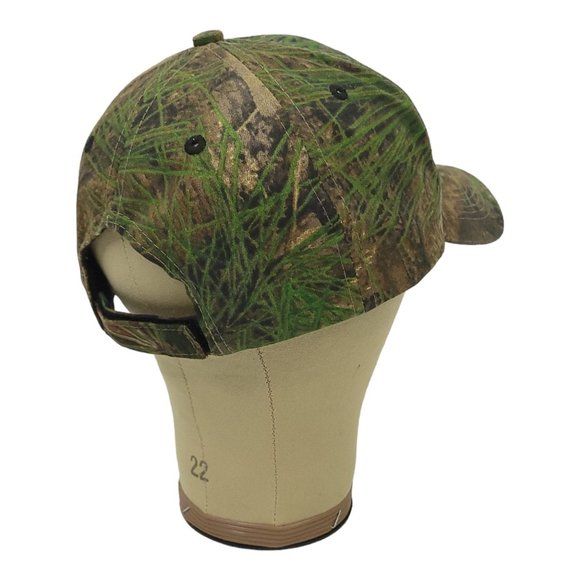 True Timber Camo Logo Strapback Cap Trucker Camouflage Hunting Baseball Hat - Picture 10 of 12